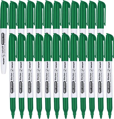 Vista 17 de SFAIH Fine Tip Dry Erase Markers - 15 Pack 15 Assorted Color Whiteboard Erasable Markers, Ideal for Classroom School Office Home Use on White Board