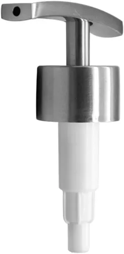Vista 2 de Hemoton Cabezal dispensador de jabón de acero inoxidable, reemplazo de la bomba dispensadora de jabón líquido, bombas dispensadoras de loción