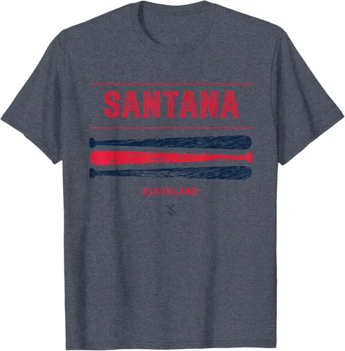 Vista 9 de Carlos Santana Vintage Baseball Bat Gameday Camiseta