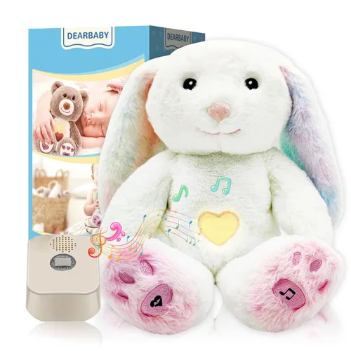Vista 12 de DEARBABY Mamá Sosegón para Bebé, Juguetes Esenciales para Recién Nacidos de 0 a 6 Meses, Máquina de Sonido para Niña para Navidad para Guardería