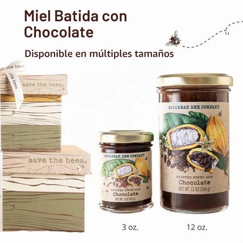 Vista 7 de Miel batida de Savannah Bee Company - Miel untable 100% natural (3 onzas (Paquete de 1), Chocolate)