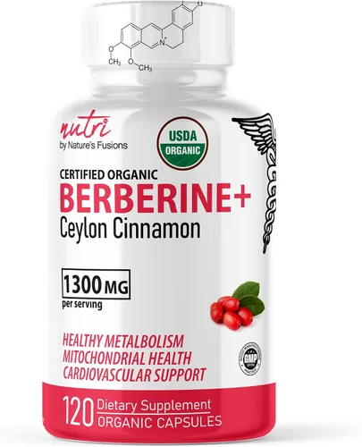 Vista 9 de Suplemento de dihidroberberina de 200 mg, 60 cápsulas, con canela de Ceilán orgánica, 54 veces más biodisponible que el HCL de berberina regular
