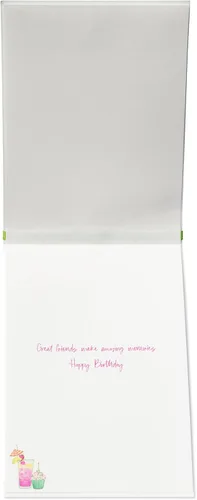 Vista 2 de Papyrus - Tarjeta de cumpleaños para amigo - Diseñada por Bella Pilar (Recuerdos increíbles)