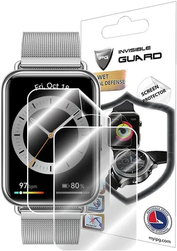 Vista 9 de IPG Para HUAWEI Band 8 Smart Watch Protector de pantalla de hidrogel (2 unidades) Película transparente HD invisible Protector antiarañazos