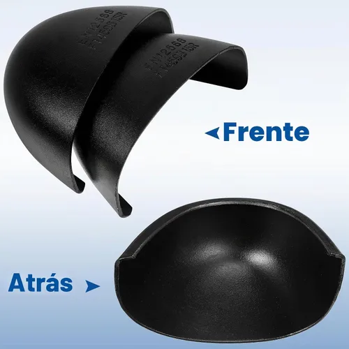 Vista 8 de Cabilock Insertos de punta de acero para zapatos, 1 par de protectores Punteras internas de metal para calzado compatible con una espaciosa puntera