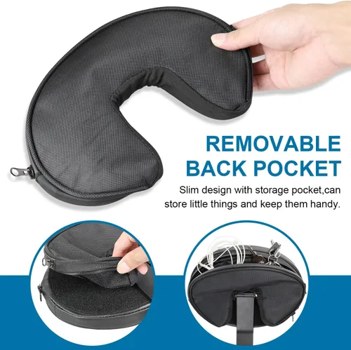 Vista 2 de Respaldo ajustable para conductor con barra de pasajero desmontable y almohadilla personalizada compatible con modelos Harley Touring de 1997-2024