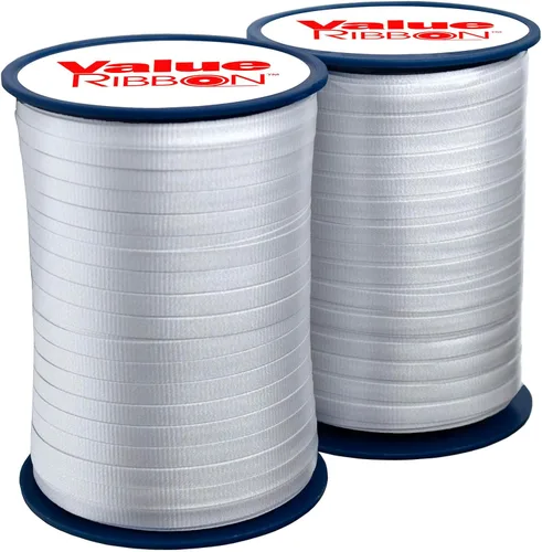Vista 15 de Value Ribbon - Cinta rizadora prensada, 3/16 pulgadas x 500 yardas para envoltura de regalos, manualidades, proyectos de arte y decoraciones de Azul
