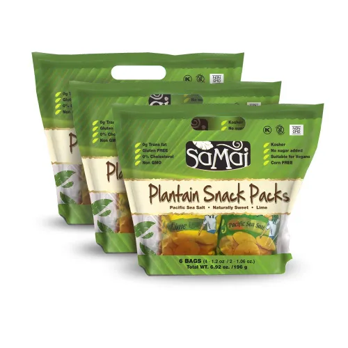 Vista 23 de SAMAI Chips de plátano de chile de 2.65 onzas, paquete de 15 unidades, totalmente naturales, sin OMG, sin gluten y Kosher