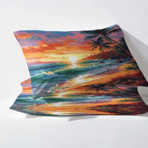 Vista 3 de Z6-&-333 - Juego de sábanas y fundas de almohada estampadas de 3 piezas, sábana bajera ajustable de microfibra suave con bolsillo profundo, sábana