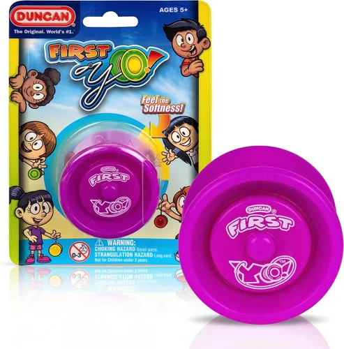 Vista 11 de Duncan Toys First Yo! - Mejor Yo-Yo Principiante para Niños, Yo Yo Sensible, Juguetes YoYo - Azul/Verde Azul y verde