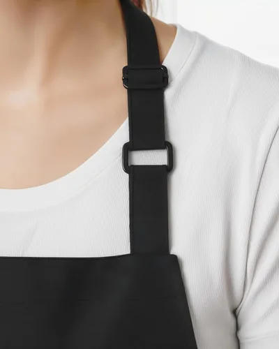 Vista 4 de Utopia Kitchen 1 Pack Bib Apron, Adjustable Cooking Apron with 2 Pockets, Water Resistant, Chef Kitchen Apron for Women Men