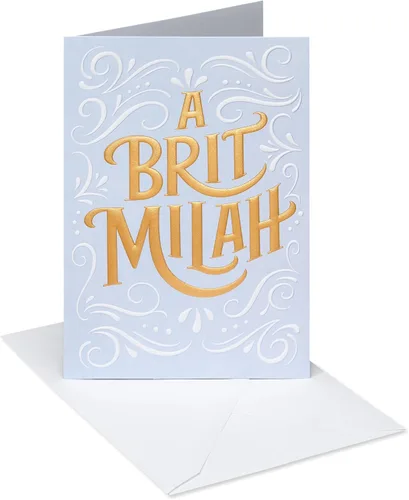 Vista 7 de American Greetings Nueva tarjeta de bebé niño para bebé Bris (Happiness Will Grow)