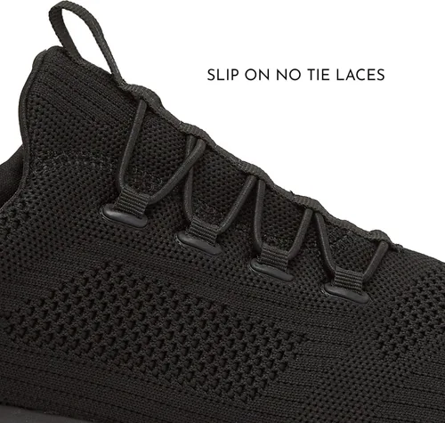 Vista 4 de Avia Anchor SR Mesh Slip On Black Zapatos antideslizantes para hombres, zapatos de trabajo resistentes al agua para hombre y restaurante o servicio