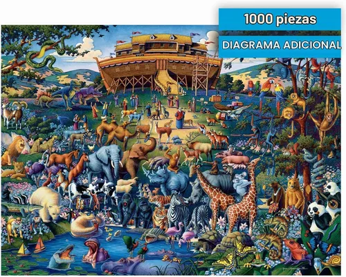 Vista 6 de Buffalo Games Eric Dowdle, Noah's Ark, rompecabezas de 1000 piezas