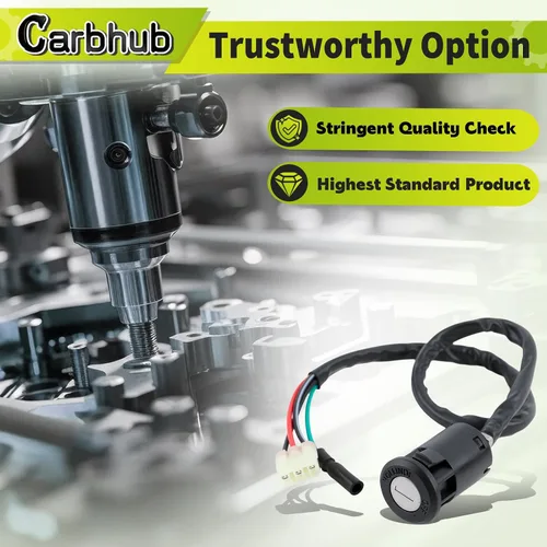 Vista 7 de Carbhub Interruptor de encendido w/llaves para Honda TRX250 Recon TRX250EX Sportrax TRX250TE Recon ES TRX250TM Recon Sportrax 400 TRX400EX 2x4