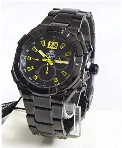 Vista 2 de Orient FTV00007B0 - Reloj cronógrafo de cuarzo con correa de acero inoxidable para hombre
