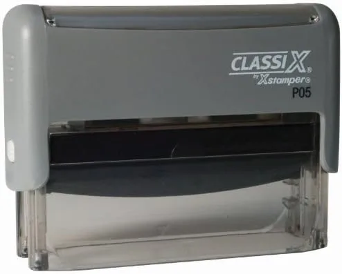 Vista 2 de Xstamper Classix P14 - Sello personalizado de 9 líneas
