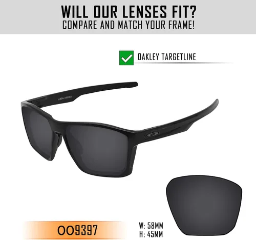 Vista 2 de TRUSHELL Lentes de repuesto polarizadas para Oakley Targetline OO9397