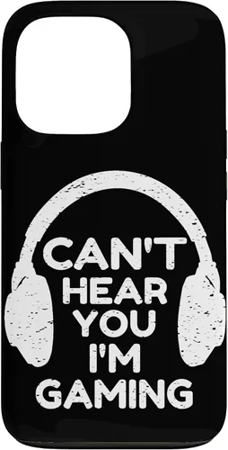 Vista 10 de Gaming Phone Case Gamer Gift Funny Cant Hear You I'm Gaming Case for iPhone 17