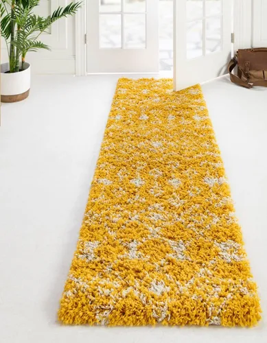 Vista 63 de Unique Loom Moroccan Trellis Shag Collection - Alfombra de área - Meknes (2 pies 2 pulgadas x 3 pies 1 pulgada, rectangular, marrón claro/marfil)