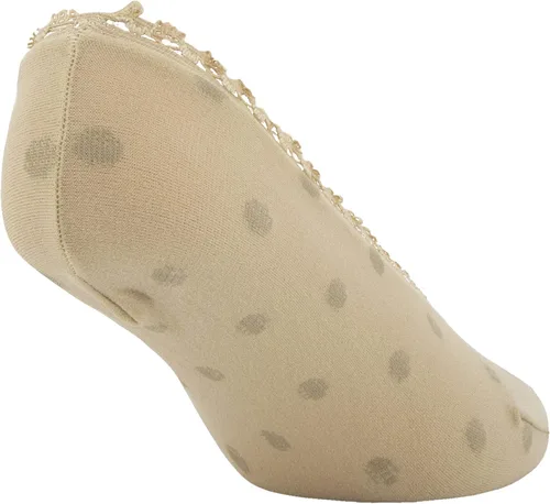 Vista 5 de Peds Forro clásico de punto ultra bajo para mujer con pestaña de gel, 6 pares