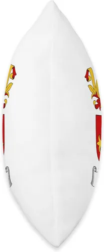 Vista 2 de Family Crest and Coat of Arms clothes and gifts Carlyle - Almohada de escudo familiar de 16 x 16 pulgadas, multicolor