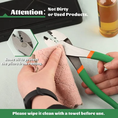 Vista 8 de SPEEDWOX Herramienta de prensado de corte de alambre Alicates eléctricos Alicates Crimper Cutter Alicates de crimpado de terminales eléctricos