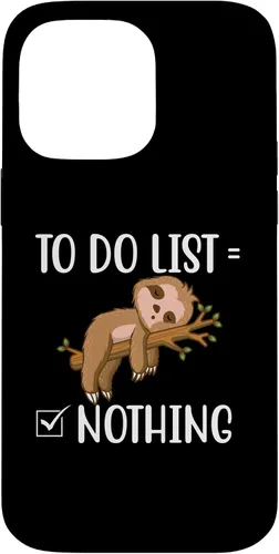 Vista 20 de To Do List - Sleeping Sloth Wildlife Animal Lover Zookeeper Case for iPhone 15