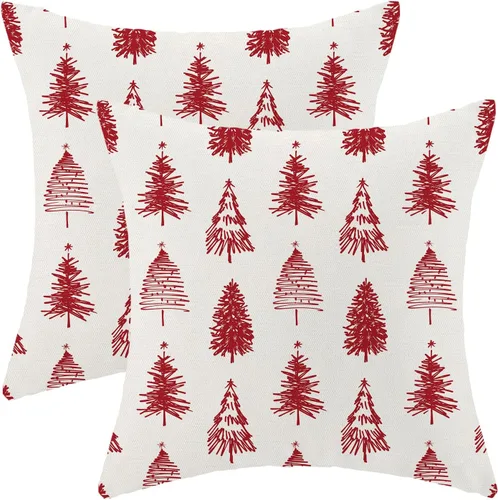 Vista 70 de Juego de 2 fundas de almohada de Halloween de 16 x 16 pulgadas, fundas de almohada de murciélagos negros y crema, fundas de cojín decorativas