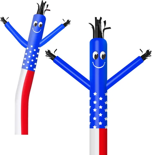 Vista 9 de MOUNTO 20ft 18inch Fly Puppet Dancer Tube Man Fly Guy Puppet Dancer (azul)