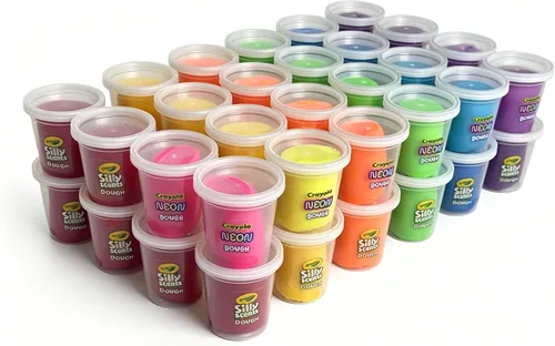 Vista 3 de Crayola Silly Scents - Masa de 48 unidades, tubos de 3 onzas, recuerdos de fiesta y juguetes para niños, juguetes no tóxicos para diversión