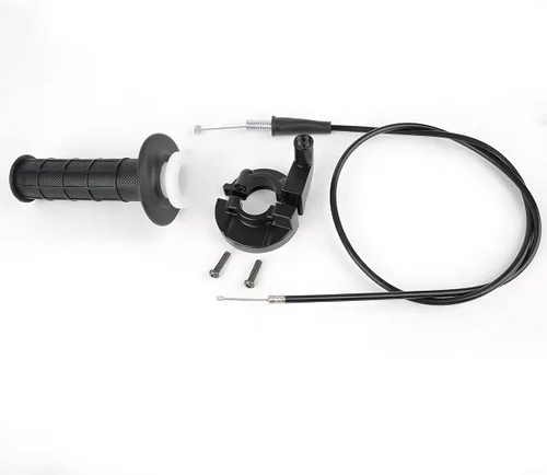 Vista 5 de Cable de empuñadura del acelerador, cable del acelerador del mango del asiento de combustible de 47 pulgadas, abrazadera de la carcasa