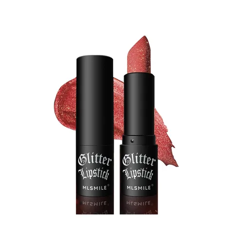 Vista 12 de Lápiz labial Diamond - Brillo de labios y sombra de ojos impermeable de larga duración, con purpurina, copa antiadherente de alto brillo, brillo