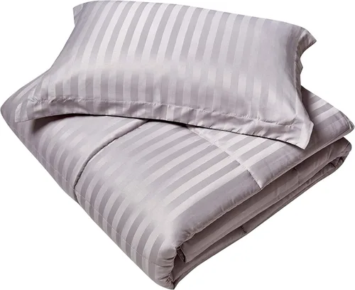 Vista 40 de Blue Ridge Home Fashions Kathy Ireland-Essentials - Juego de edredón reversible de 3 piezas de microfibra con diseño de damasco, color chocolate