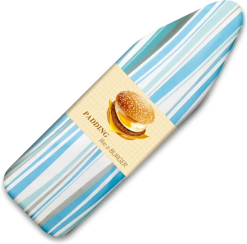 Vista 20 de BNDX Funda para tabla de planchar, 18" x 49" pulgadas tamaño estándar acolchado grueso con cordón Bongee, resistente a las manchas y quemaduras