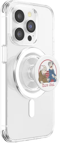 Vista 3 de Disney Los Muppets Statler y Waldorf Old's Cool Portrait PopSockets MagSafe PopGrip para iPhone
