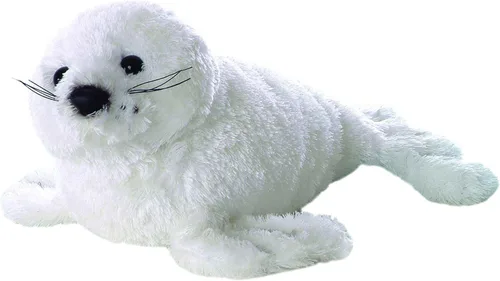 Vista 110 de Aurora® Adorable Mini Flopsie™ Mei Mei™ Animal de peluche, facilidad juguetona, compañeros atemporales, color blanco, 8 pulgadas