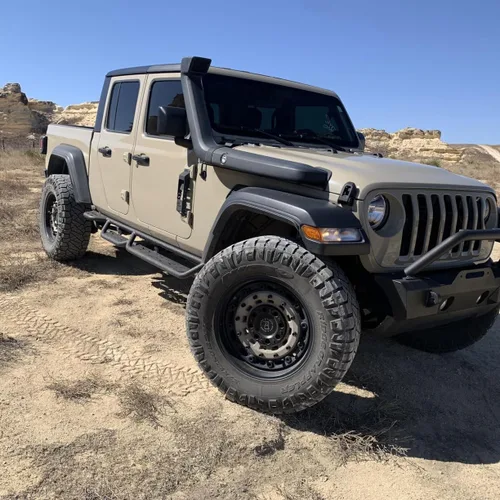 Vista 2 de SMANOW - Tablas de ejecución de rueda a rueda compatibles con Jeep Gladiator JT 2020-2025 de 4 puertas, barras nerf de acceso a la cama, estribos
