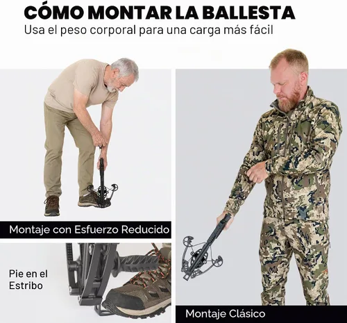 Vista 5 de BALLISTA BAT Compound Crossbow for Hunting, Bowfishing and Target, 300 FPS