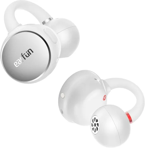 Vista 10 de EarFun Auriculares abiertos con clip, auriculares inalámbricos con clip, comodidad adaptable con ajuste seguro, Bluetooth 6.0, LDAC, audio de alta