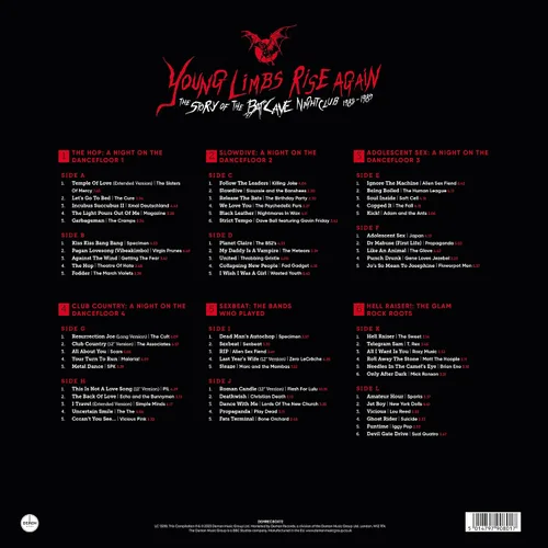 Vista 2 de Young Limbs Rise Again The Story Of The Batcave Nightclub 1982-1985 Various Black