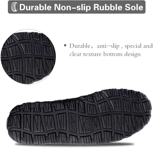 Vista 4 de shoeslocker Pantuflas de microgamuza para hombre mocasines de espuma viscoelástica