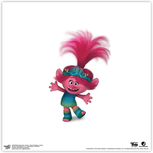 Vista 9 de Trends International Gallery Pops Trolls Band Together - Póster de pared de amapola, 12.00 x 12.00 pulgadas, versión de marco negro