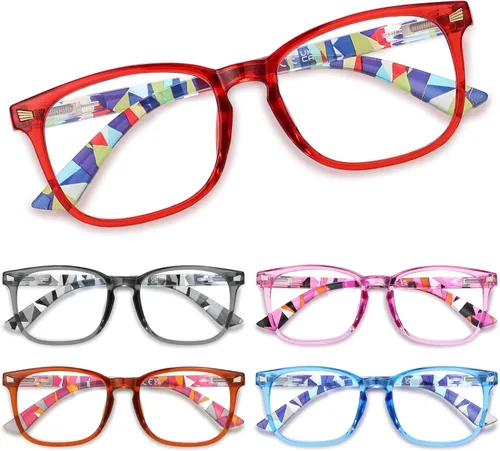 Vista 10 de CCVOO Lentes de Lectura para Mujer, Gafas de Ojos, Lentes de Lectura de Luz Azul para Mujer, Lentes de Lectura