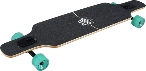 Vista 4 de Playshion Drop Through Freestyle - Patineta de tablero largo
