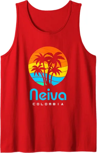 Vista 7 de Camiseta sin mangas Neiva Colombia, Negro