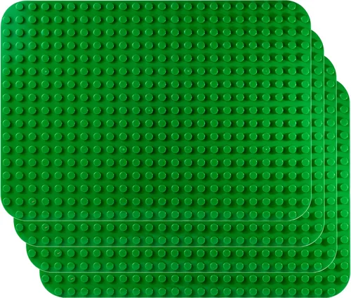 Vista 5 de Apostrophe Games Placas base de bloques de construcción para bloques grandes de 15 x 10 pulgadas, placa base azul, compatible con las principales