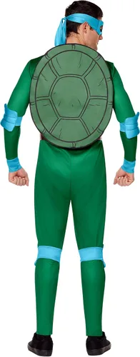 Vista 2 de Spirit Halloween Disfraz para adulto de las Tortugas Ninja Mutantes Adolescentes Licencia oficial TMNT Disfraces de grupo