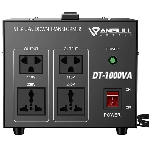 Vista 8 de Anbull Transformador Convertidor de Voltaje de 3000 Vatios, Paso Arriba Abajo 110v 220v, Convertidor de Voltaje 220 a 110 Transformador de Alta