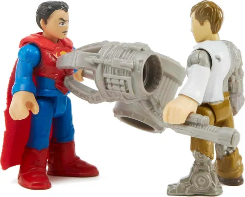 Vista 3 de Fisher-Price Imaginext DC Super Friends, Superman y Metallo